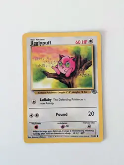Pokemon Card WOTC Jigglypuff 54/64 Jungle Non-holo Common Unlimited 1999 - NM - Image 1