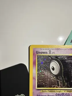 Unown A 14/75, Holo, Neo Discovery, Pokemon TCG, Unlimited 2001, WOTC, LP/MP - Image 5