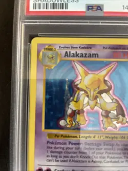 Pokemon Alakazam Shadowless 1999 Base Set 5/102 PSA 1 - Image 2