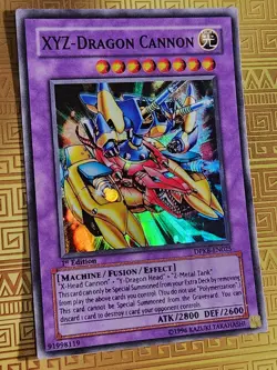 XYZ-Dragon Cannon DPKB-EN025 Duelist Pack Kaiba 1st Ed Super Rare NM Yu-Gi-Oh - Image 1
