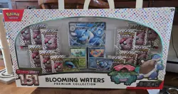 Pokemon 151 Blooming Waters Premium Collection Box Sealed New Pokemon Cards - Image 1
