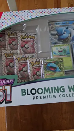 Pokemon 151 Blooming Waters Premium Collection Box Sealed New Pokemon Cards - Image 2