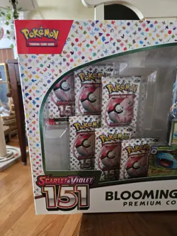 Pokemon 151 Blooming Waters Premium Collection Box Sealed New Pokemon Cards - Image 3