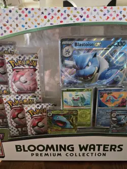 Pokemon 151 Blooming Waters Premium Collection Box Sealed New Pokemon Cards - Image 4