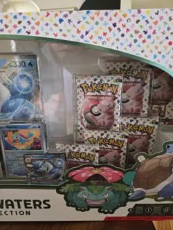 Pokemon 151 Blooming Waters Premium Collection Box Sealed New Pokemon Cards - Image 5