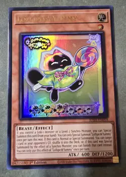 Yu-Gi-Oh! Lollipo ☆ Yummy JUSH-EN018 Ultra Rare 1st Edition NM 🔥 - Image 3