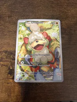 Pokemon TCG Hisuian Growlithe Twilight Masquerade IR 181/167 NM Pack Fresh #1 - Image 1