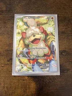 Pokemon TCG Hisuian Growlithe Twilight Masquerade IR 181/167 NM Pack Fresh #1 - Image 3