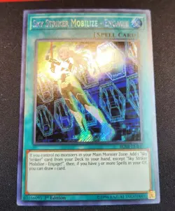 ( SKY STRIKER MOBILIZE - ENGAGE! ) Secret Rare - BLHR-EN090 - 1st NM - Yu-Gi-Oh - Image 1
