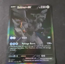 Pokemon TCG Zekrom ex 172/086 Black Bolt Black white Rare Holo - Near mint + - Image 3