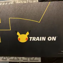 Pokemon 2021 TCG Celebrations Premium Playmat Pikachu Train On 25th Anniversary - Image 4