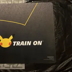 Pokemon 2021 TCG Celebrations Premium Playmat Pikachu Train On 25th Anniversary - Image 5