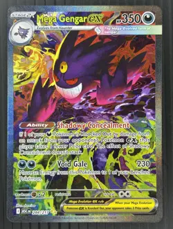 Mega Gengar ex 284/217 SIR Secret Rare Pokemon Ascended Heroes NM Pack Fresh - Image 1