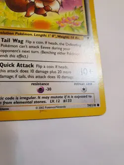 Eevee - 74/110 - Pokemon Legendary Collection Card LP - Image 4