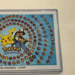 Vintage 1999 Pokemon Pikachu Charizard Gengar Mewtwo Promo Poster Card 4x6 RARE - Image 2