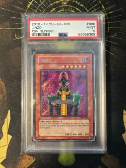 Yugioh Jinzo PSV-000 Reprint PSA 9 - Image 1
