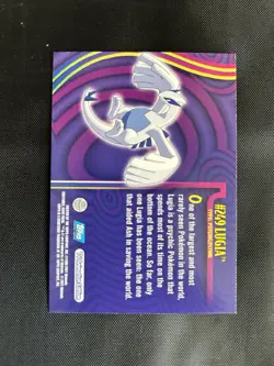 2001 Topps Pokemon Johto Series 3 Lugia Non Foil #249 - NM/LP - Image 2