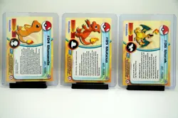 Pokemon Topps 1999 #04 Glumanda #05Glutexo #05Glurak Set Holo - Image 2