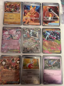 Pokemon TCG Binder Collection Sheets Of Mixed Pokemon Cards - Image 4