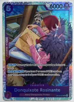 One Piece TCG - Donquixote Rosinante OP10-072 Super Rare English NEAR MINT 2025 - Image 1