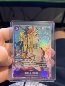 Black Maria (Illustration Box Vol.2) OP08-074 One Piece Promotion Cards Foil - Image 1