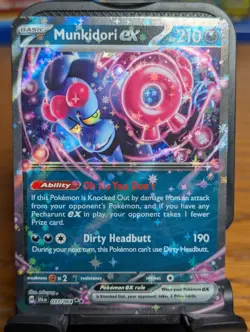 Pokemon TCG Shrouded Fable Munkidori ex Double Rare Holo 037/064 - Image 1