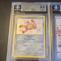 Pokemon BGS Graded Lot Magnemite, Beldum, Xurkitree GX Shiny Vault - Image 2