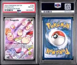 2024 POKEMON SSP EN-SURGING SPARKS EXEGGCUTE PSA 8 NM-MT ILLUSTRATION RARE #192 - Image 2