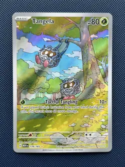 Pokemon TCG Tangela Scarlet & Violet 151 Holo Illustration Rare 178/165 Mint - Image 1