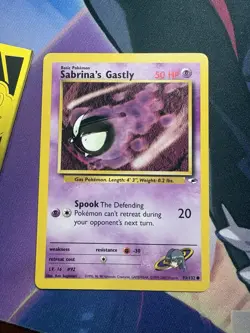 Pokemon TCG Sabrina's Gastly Gym Heroes 93/132 Lp - Image 1