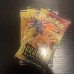 Pokemon Dragon Majesty Booster Packs Lot Of 3 Factory Sealed - Image 2