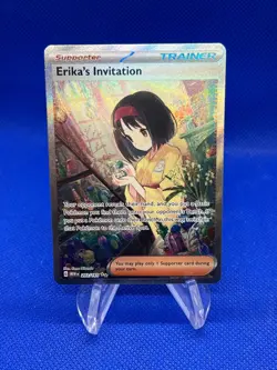 Pokemon Scarlet Violet 151 Erika’s Invitation 203/165 Special Illustration Rare - Image 1