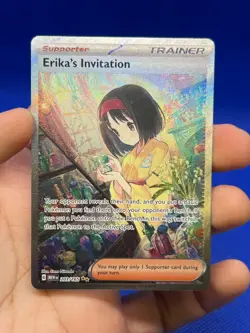 Pokemon Scarlet Violet 151 Erika’s Invitation 203/165 Special Illustration Rare - Image 2