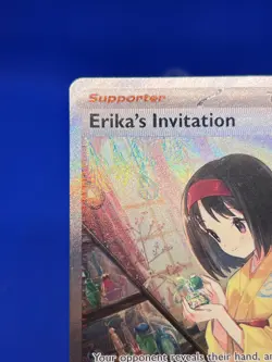 Pokemon Scarlet Violet 151 Erika’s Invitation 203/165 Special Illustration Rare - Image 3