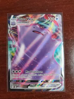 Ditto VMAX FULL ART ULTRA RARE 051/072 SWSH Shining Fates Pokemon NM 2021 - Image 1