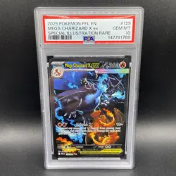 Pokemon 2025 Mega Charizard X ex 125/094 SIR Phantasmal Flames GEM MINT PSA 10 - Image 1