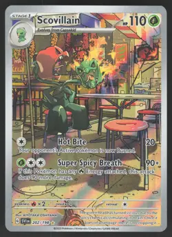 Scovillain 202/198 Illustration Rare Pokemon TCG Scarlet & Violet Base Set NM - Image 1