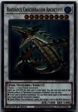 Ravenous Crocodragon Archethys Ultra Rare Eternity Code ETCO-EN043 LP - Image 1