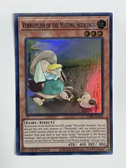 YuGiOh! TCG || Vernusylph of the Misting Seedlings - Super Rare - DABL-EN026 - Image 1