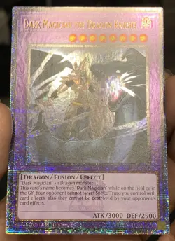 Yugioh Dark Magician the Dragon Knight RA03-EN268 Quarter Century Secret Rare NM - Image 5