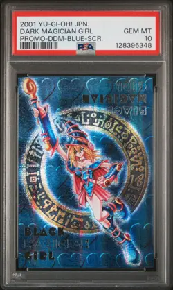 2001 YU-GI-OH! JPN PROMO DARK MAGICIAN GIRL PSA 10 - Image 1