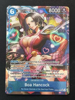 Boa Hancock EB03-026 SR Alt Art Extra Booster Heroines Edition One Piece TCG NM - Image 1