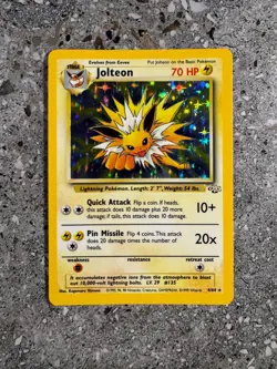 Pokemon TCG Cards Jolteon 4/64 Jungle Holo Rare NM - Image 1