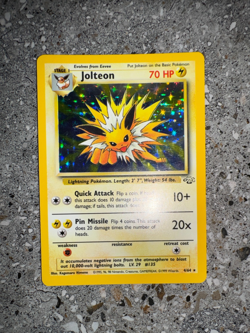 Pokemon TCG Cards Jolteon 4/64 Jungle Holo Rare NM - Image 4