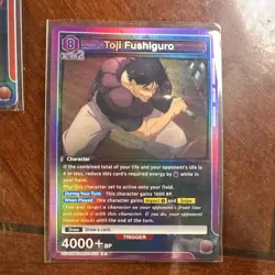 Jujutsu Kaisen Rare Holo 7 Character Card Lot Yuji Itadori Toji Fushiguro - Image 2