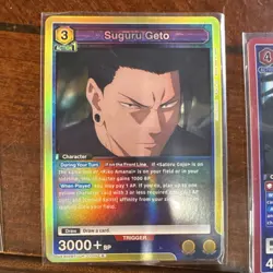 Jujutsu Kaisen Rare Holo 7 Character Card Lot Yuji Itadori Toji Fushiguro - Image 4