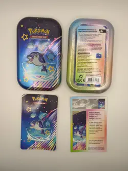 Finizen Scarlet & Violet Paldean Fates Mini Tin W/Sticker & Art Card Pokemon TCG - Image 3
