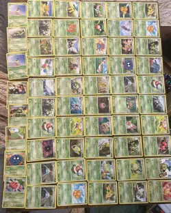 Free Shipping! Big Pokemon Lot x58 Grass Type Cards - Image 2