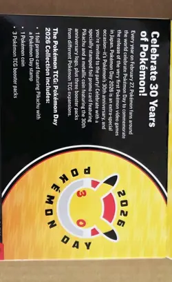 2025 Pokemon Card Collector Treasure Chest Lunch Box & Pokemon Day 2026 Box - Image 5