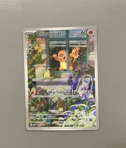 Pokemon TCG Obsidian Flames Charmander Scarlet and Violet Promo Card 044 NM- - Image 1